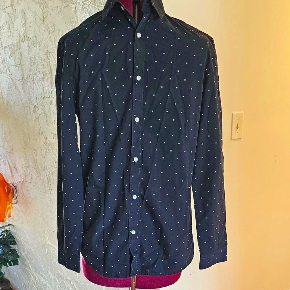 H&M Slim Fit Navy Button Down